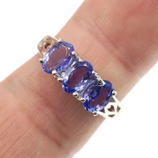 Bague tanzanite naturelle 3