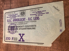 Ticket  )) RSC ANDERLECHT V RC