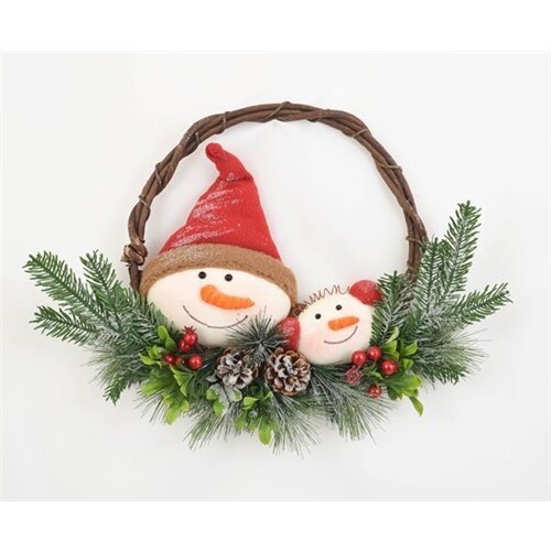 Couronne noël snow - couronne, folk