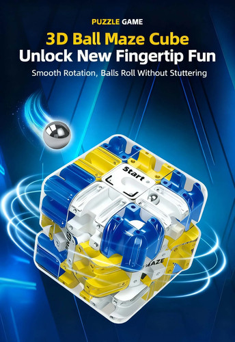 Cubo labirinto 1 magic - cubo,