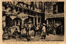 Old postcard PERUGES scene from the famous film Les Trois Mousquet areas (684133)