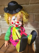 🎈🎈🎈..ANCIENNE POUPÉE COLORÉE CLOWN VINTAGE JESMAR ESPAGNE CELLULOÏD.. 🎈🎈🎈