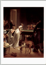 Postcard Louis Leopold Boilly The Billiard Party 1807 French Art