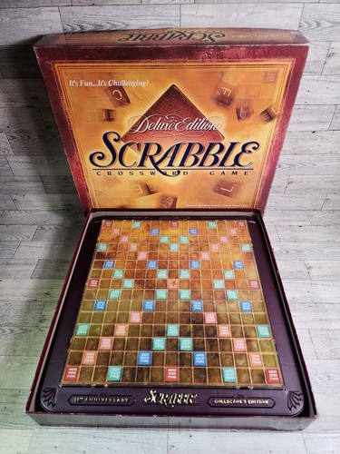 Scrabble deluxe 50th - scrabble,