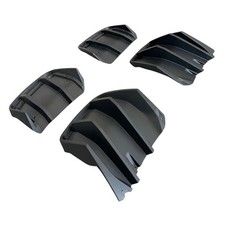 DIFFUSEUR ARRIÈRE AVEC AILETTES - NOIR MAT (CORVETTE C7 2014-2019)