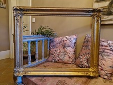 Grand Cadre Ancien En Bois