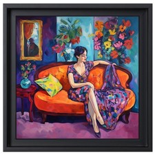 🎨 Tableau Original Tullasky – Acrylique sur toile – 30x30 cm – Œuvre unique ✨