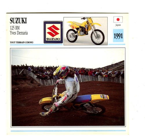 Fiche moto cross edito japon - fiche,