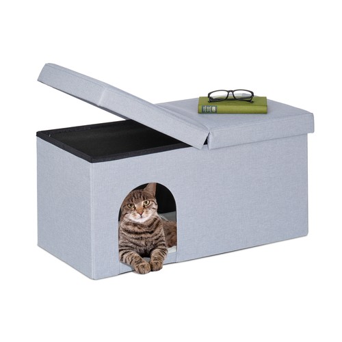 Grotte pour chat abri - , pliable