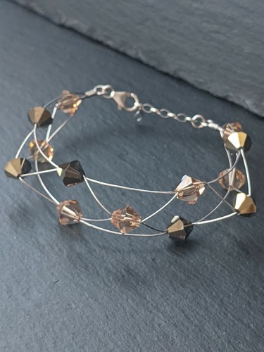 Bracelet perles cristal - en,
