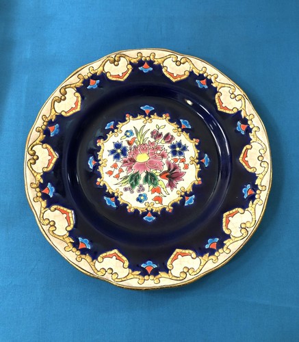 Assiette émaux longwy - assiette,