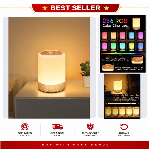 Lampe chevet tactile - de,