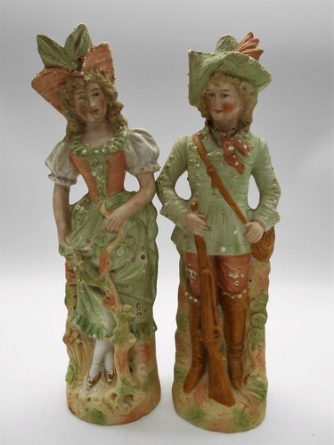 Grande paire figurine en - paire,