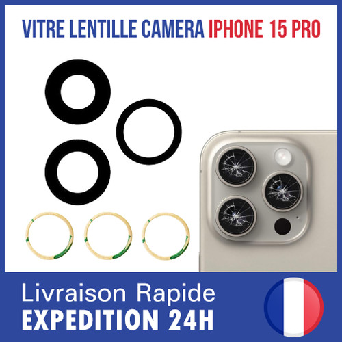 Pour iphone pro - 15, vitre