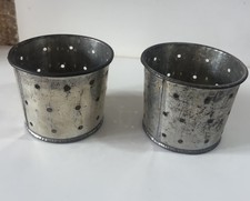 Moules à fromage faisselle Ancienne Fer Blanc Collection Déco Cuisine Campagne