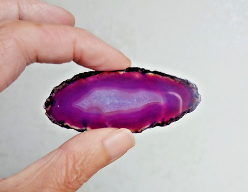 Tranche agate fine teintée
