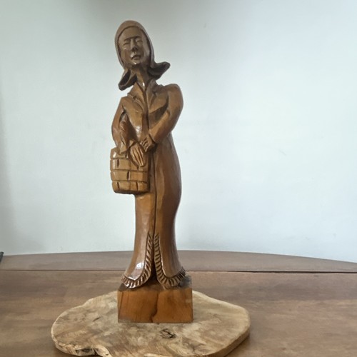 Figurine femme bois - femme, en