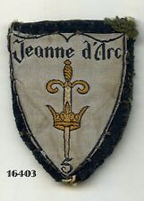 Fabric Badge, Gpe.  5 / 24 Chantier de la Jeunesse Française - Joan of ARC