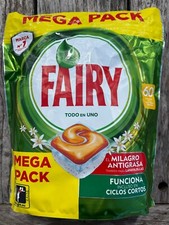 Tablettes pour lave-vaisselle tout-en-un Fairy Pods 60 capsules.