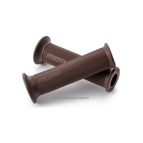Poignées moto daytona marron - poignées,