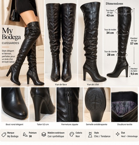 Cuissardes femme bodega - femme, t38