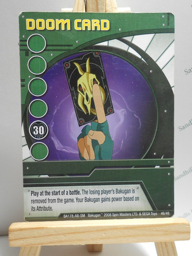 Bakugan card doom - -,