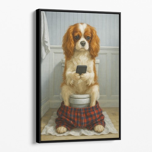 Cavalier king charles the - king, on