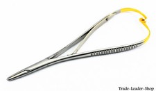 Mathieu Needle Holder 18 cm TC Tip gold surgical suture Dental