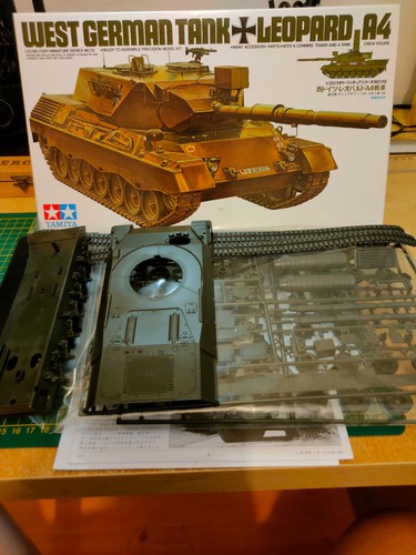 Tamiya west german - west, tank