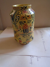 MOUSTIER..ALBARELLO.17.em.POLYCHROME PHARMACY POT.