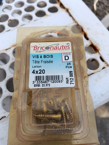 Vis bois tete fraise - 25,