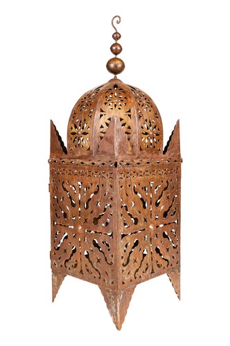 Lanterne deko métal 100cm - deko,