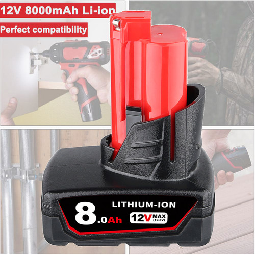 12v 0ah ion batterie pour - 8.0ah,