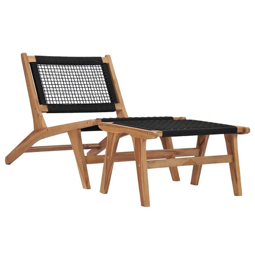 Bois teck solide chaise - bois,