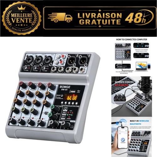 Bomge table mixage audio 5 - bomge,