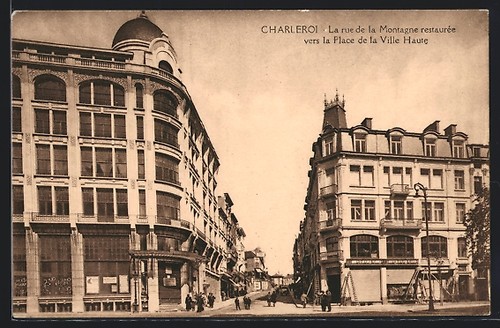 Cpa charleroi rue de la - charleroi,,