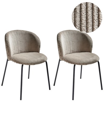 Lot chaises en velours - lot,