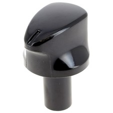 Bouton noir 6h feu gaz