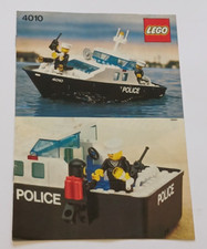 LEGO Bateau : Notice instruction manuel - Set 4010 Police Rescue Boat