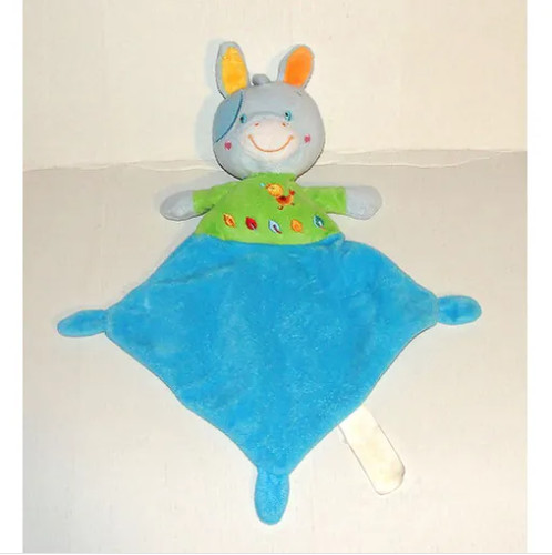 Doudou ane cheval zebre - ane, lapin