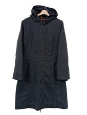 COP COPINE Manteau en laine Dames Manteau T EU 42 noir style décontracté