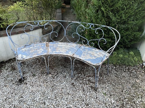 Ancien banc jardin - ancien,