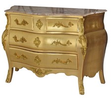 Commode Baroque En Or Commode