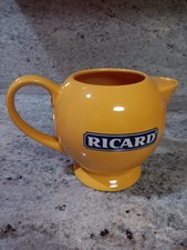 RARE Cruche en Faïence Ricard XL, Made in France, Vintage 1980 Water Jug