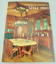 Book Meubles et Ensembles Style 1900 Edith Mannoni, Charles Massin Paris 1968