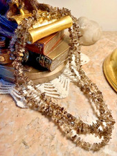 Collier 3 rangs perles pierre