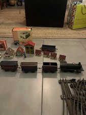 Lot train miniature ancien Rivarossi + accessoires Faller 