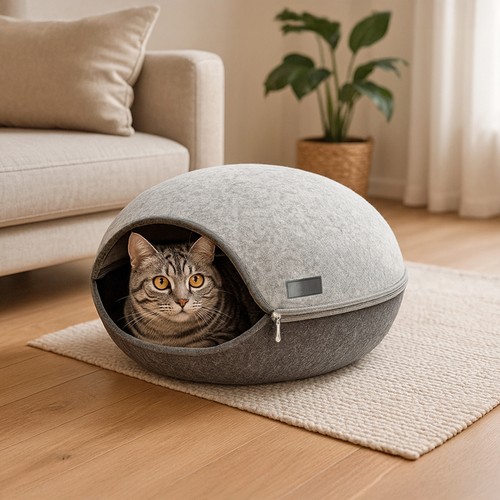Grotte pour chat - , feutre