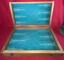 Jeu de Backgammon Ancien Bois
