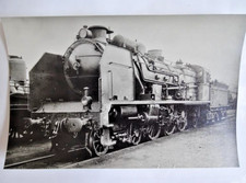 photo card - postcard train locomotive steam to identify - ref 208